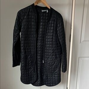 Athleta quilted puffer black jacket size small